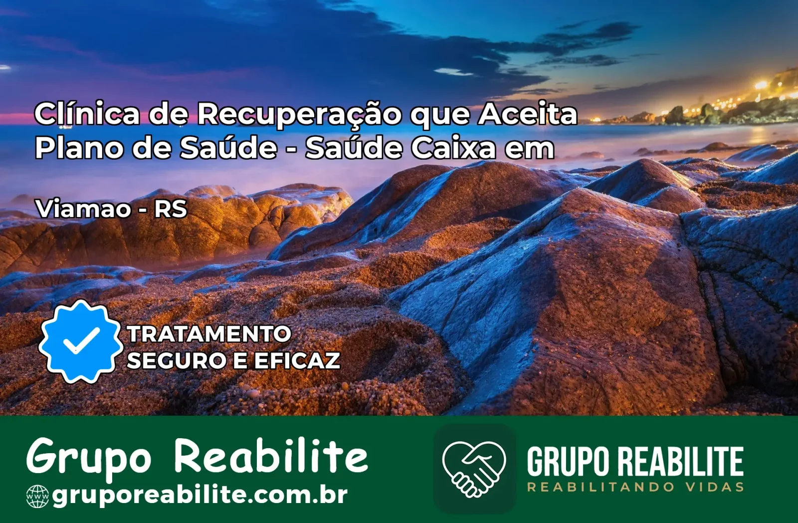 Clínica de Recuperação Saúde Caixa em Viamão – RS | Cobertura 100%
