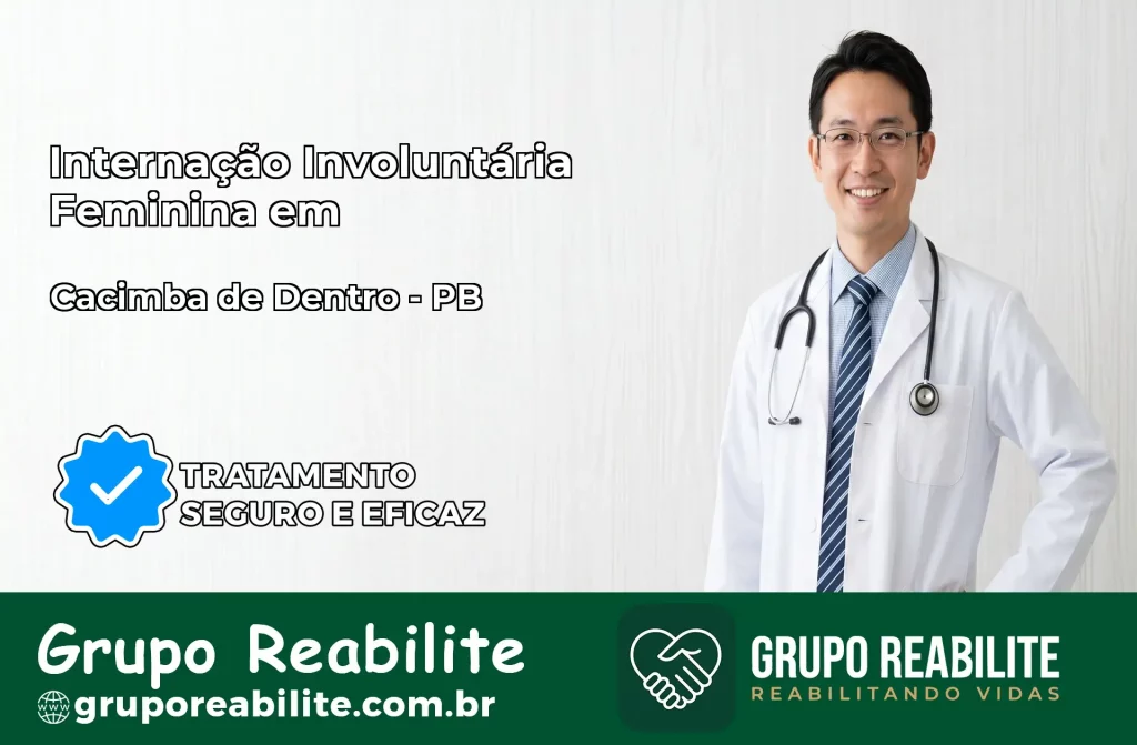Internação Involuntária Feminina em Cacimba de Dentro: Salve a Vida de Quem Você Ama