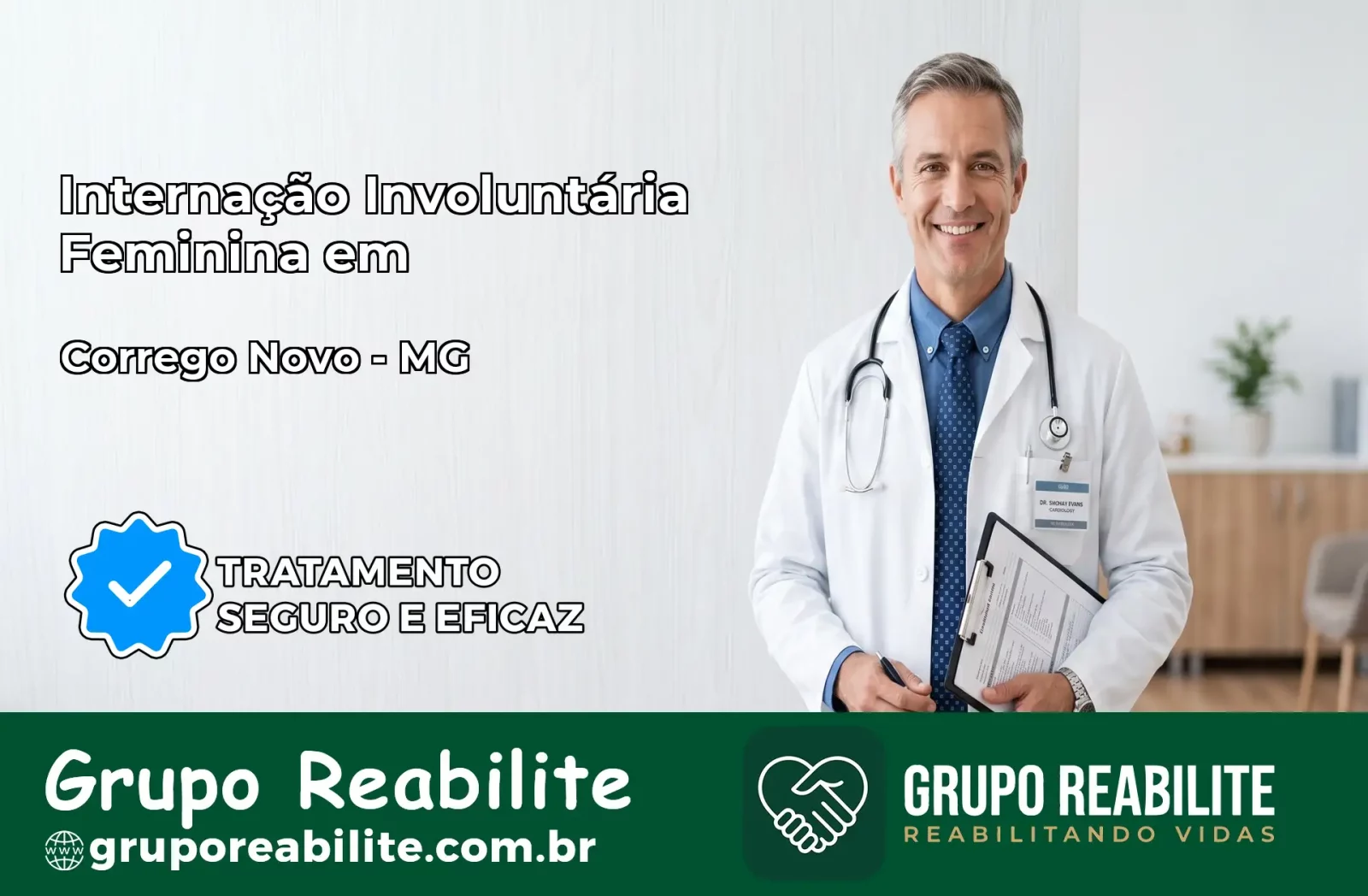 Internação Involuntária Feminina em Córrego Novo: Salve a Vida de Quem Você Ama