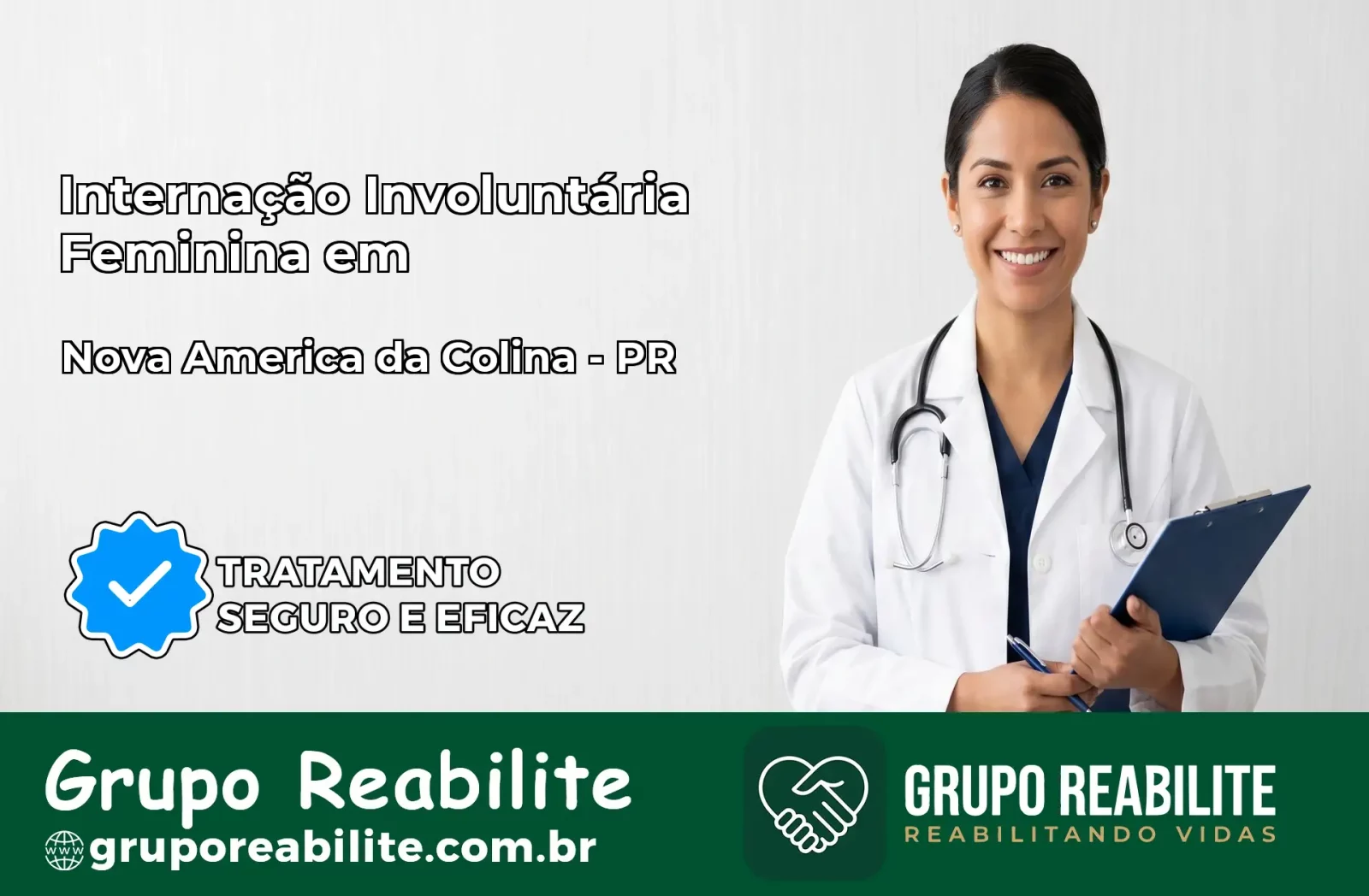 Internação Involuntária Feminina em Nova América da Colina: Salve a Vida de Quem Você Ama