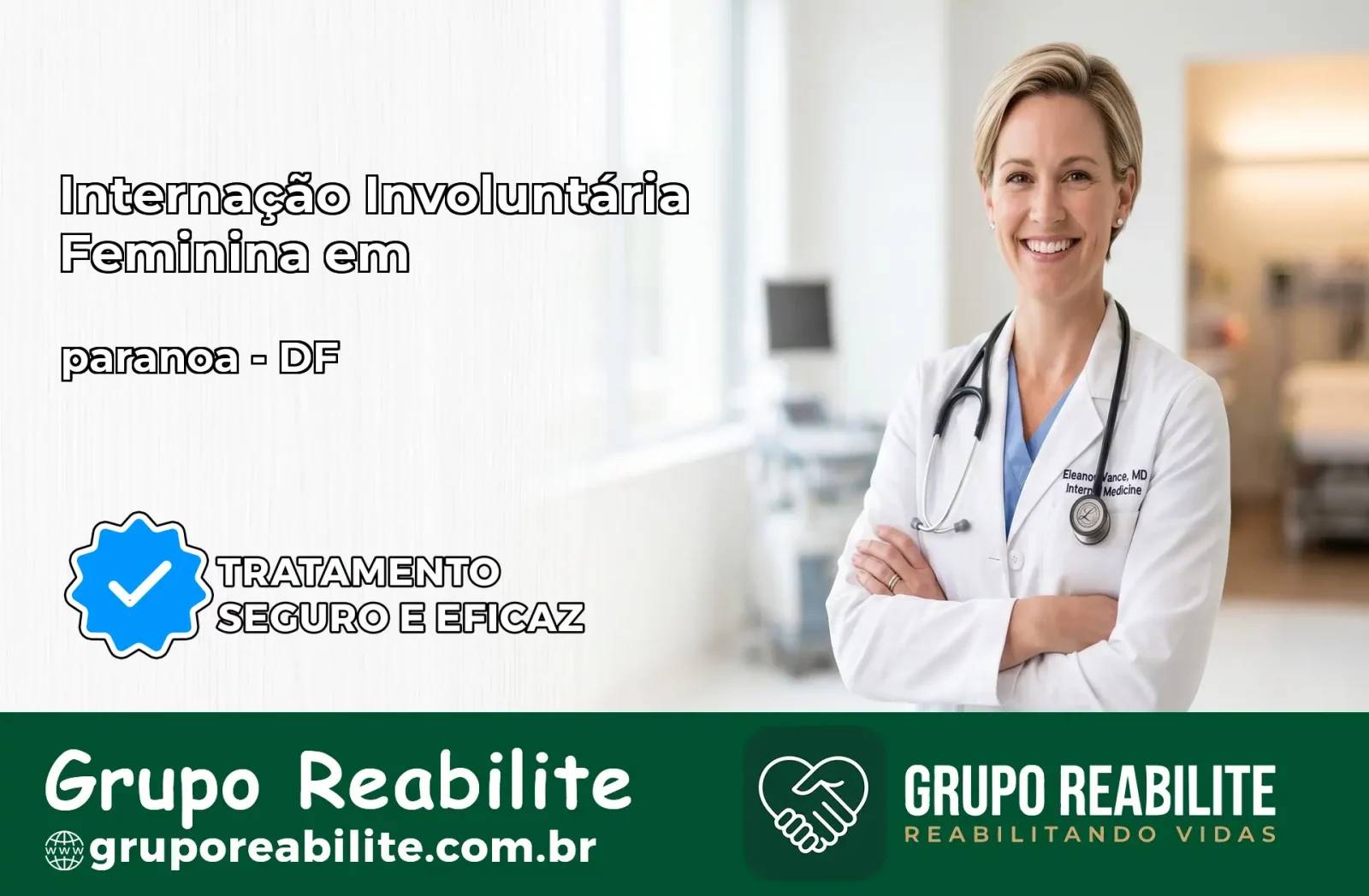 Internação Involuntária Feminina em paranoa: Salve a Vida de Quem Você Ama