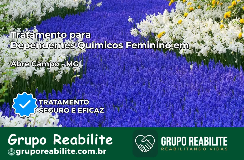 Tratamento para Dependentes Químicos Feminino em Abre Campo – MG