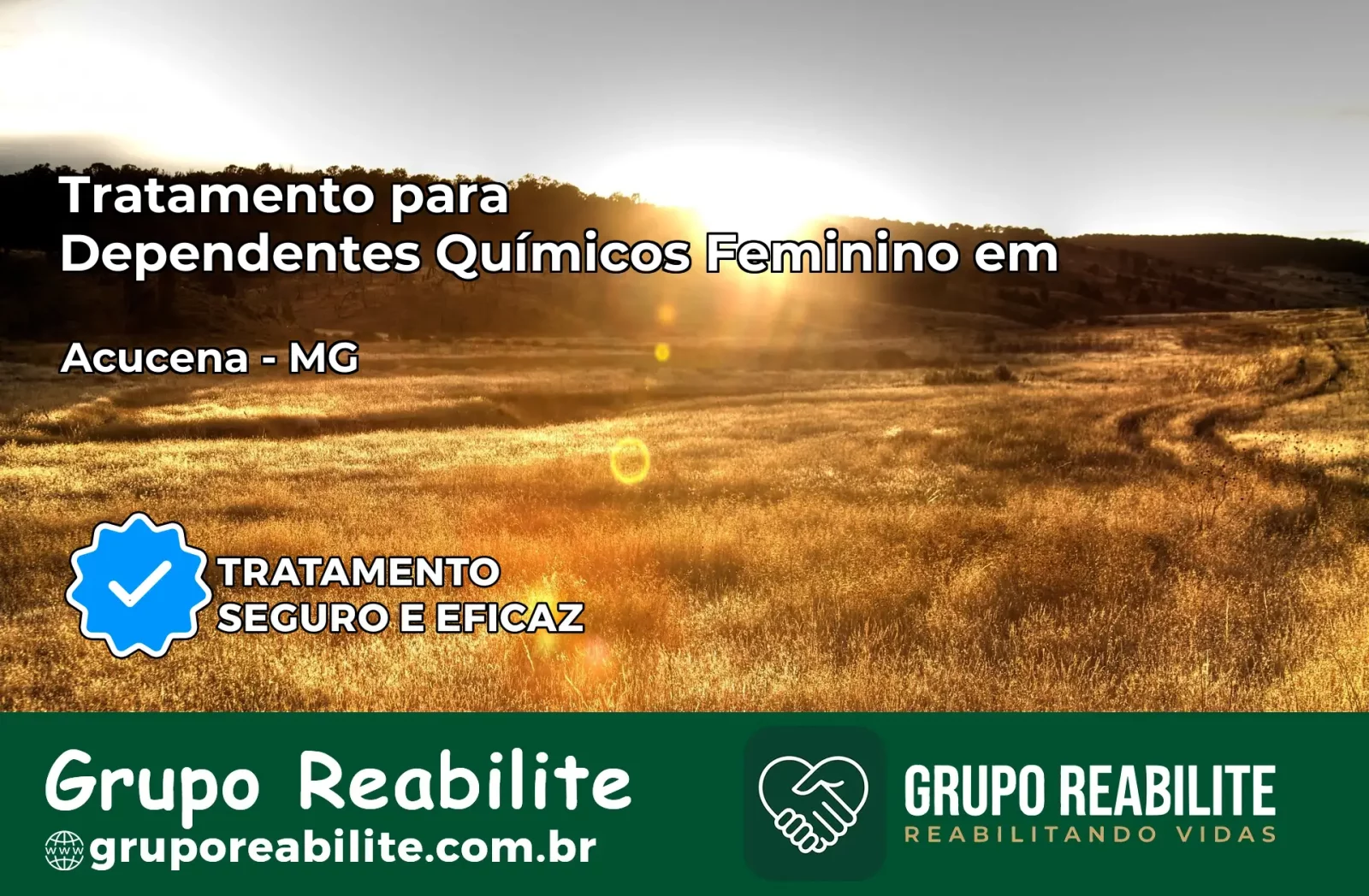 Tratamento para Dependentes Químicos Feminino em Açucena – MG
