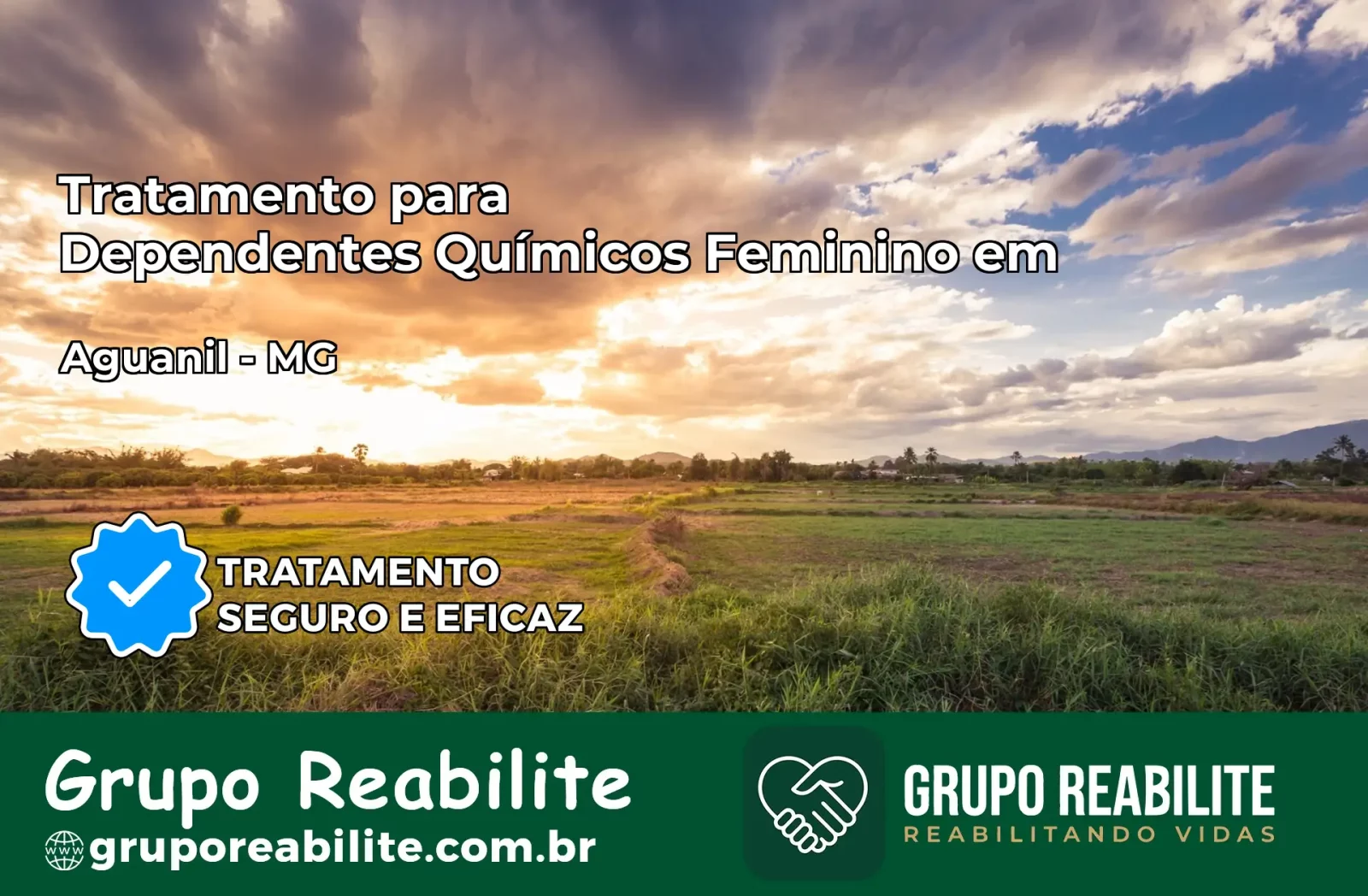 Tratamento para Dependentes Químicos Feminino em Aguanil – MG