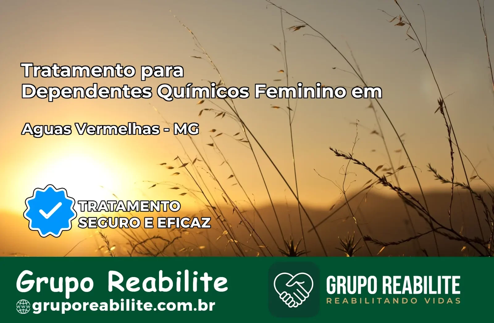 Tratamento para Dependentes Químicos Feminino em Águas Vermelhas – MG