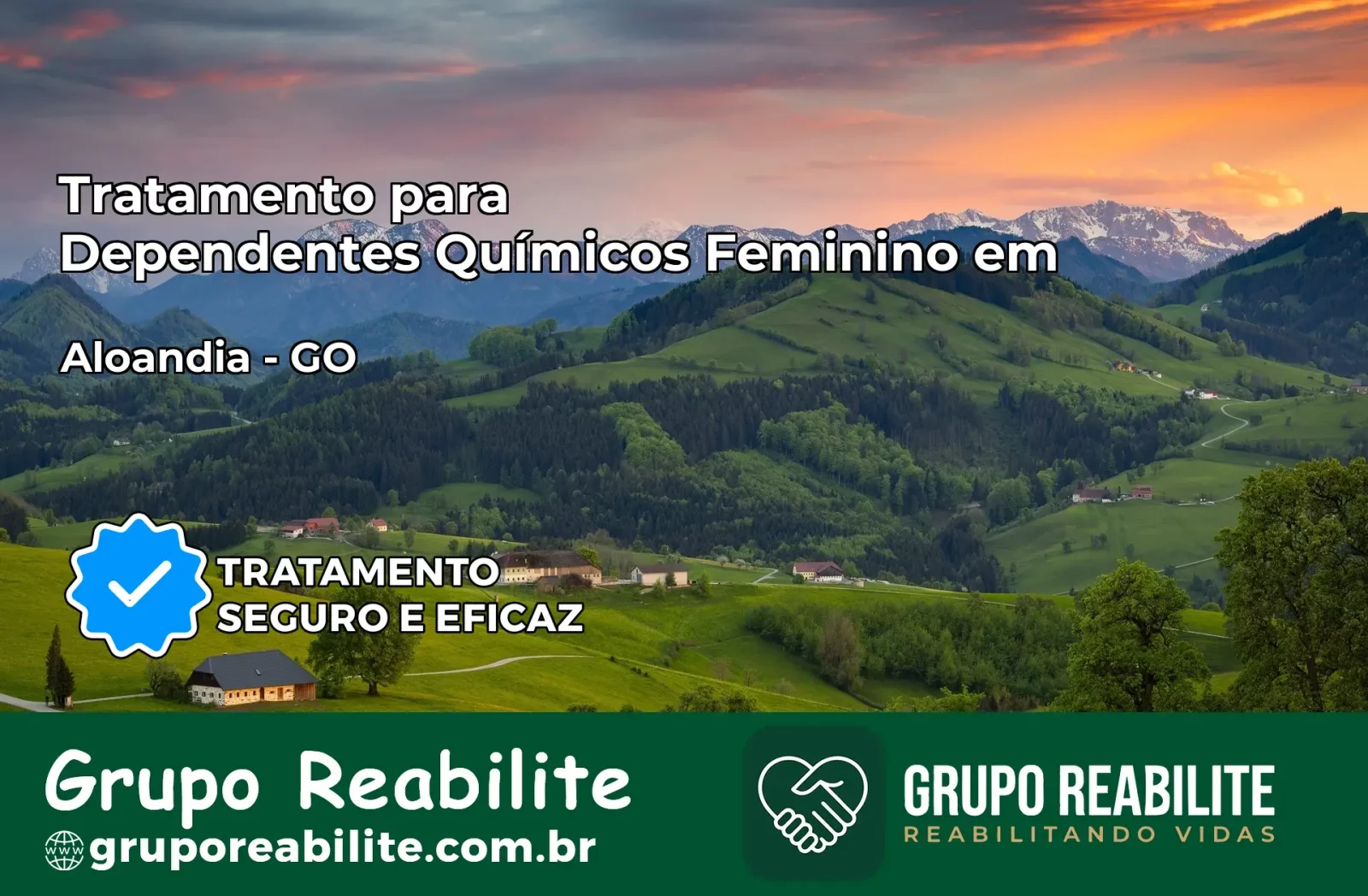 Tratamento para Dependentes Químicos Feminino em Aloândia – GO