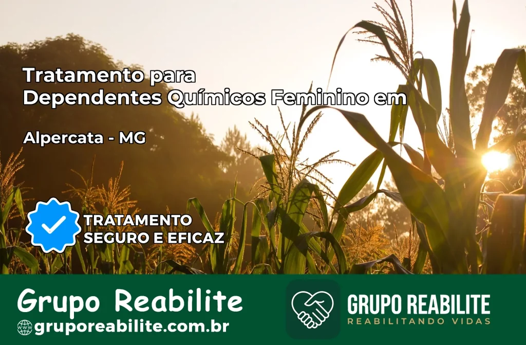 Tratamento para Dependentes Químicos Feminino em Alpercata – MG