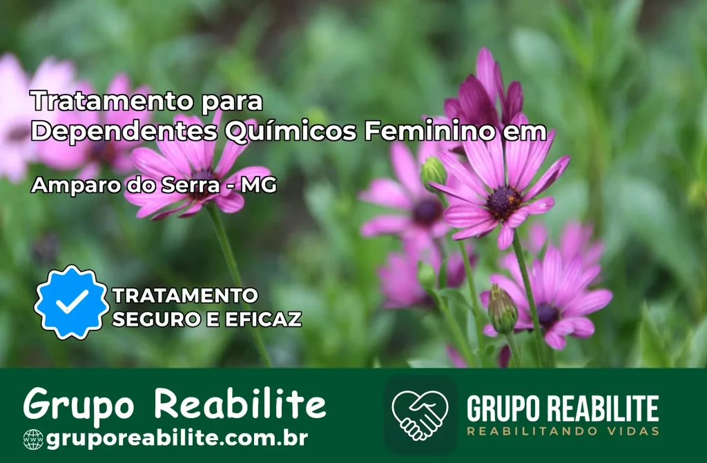 Tratamento para Dependentes Químicos Feminino em Amparo do Serra – MG