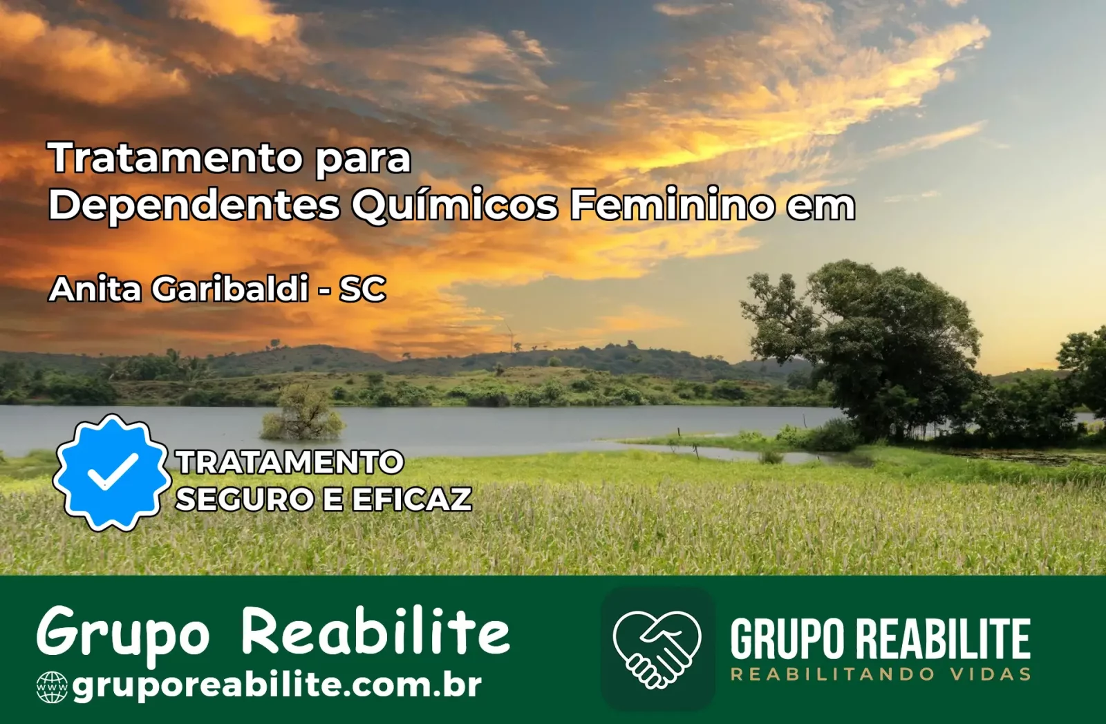 Tratamento para Dependentes Químicos Feminino em Anita Garibaldi – SC