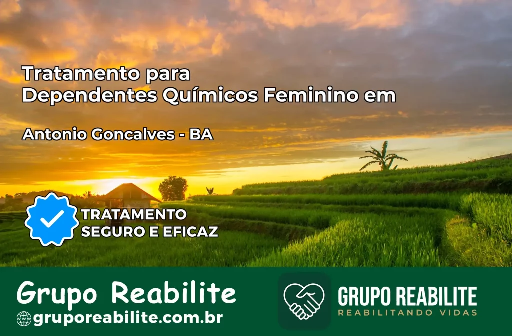 Tratamento para Dependentes Químicos Feminino em Antônio Gonçalves – BA