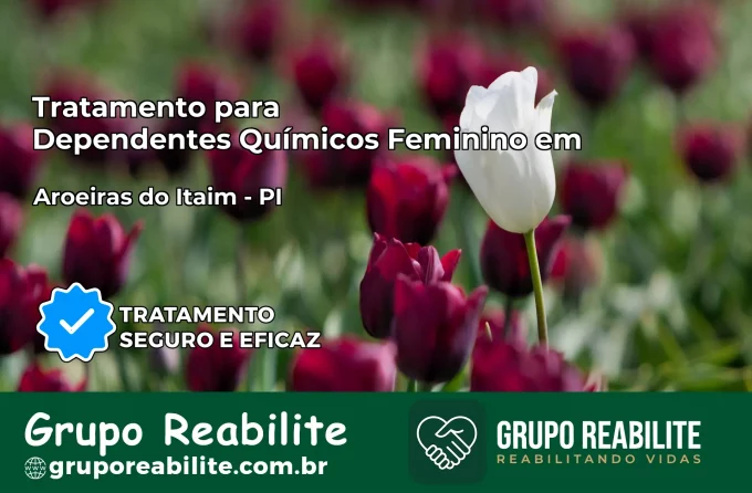 Tratamento para Dependentes Químicos Feminino em Aroeiras do Itaim – PI