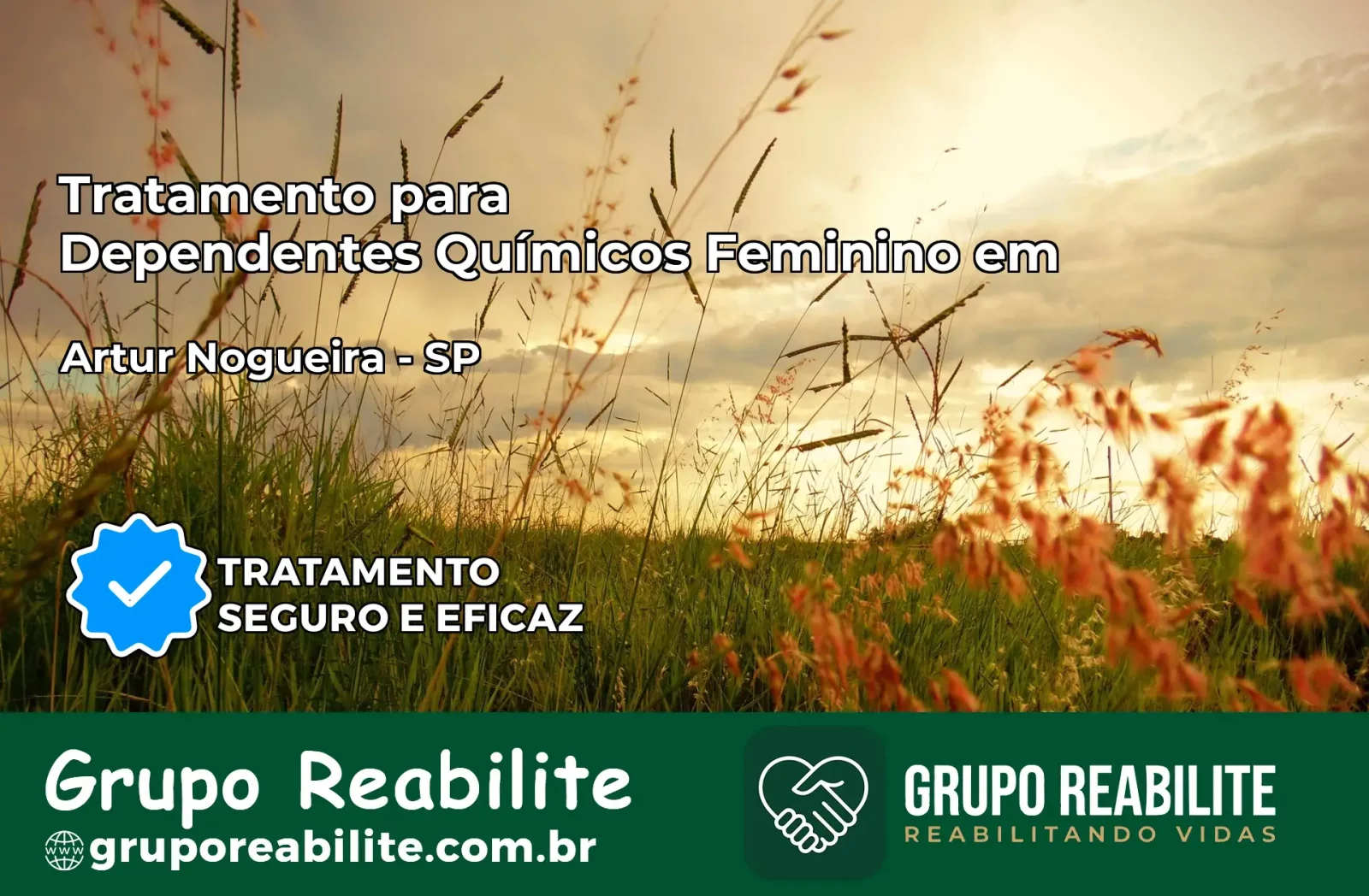 Tratamento para Dependentes Químicos Feminino em Artur Nogueira – SP