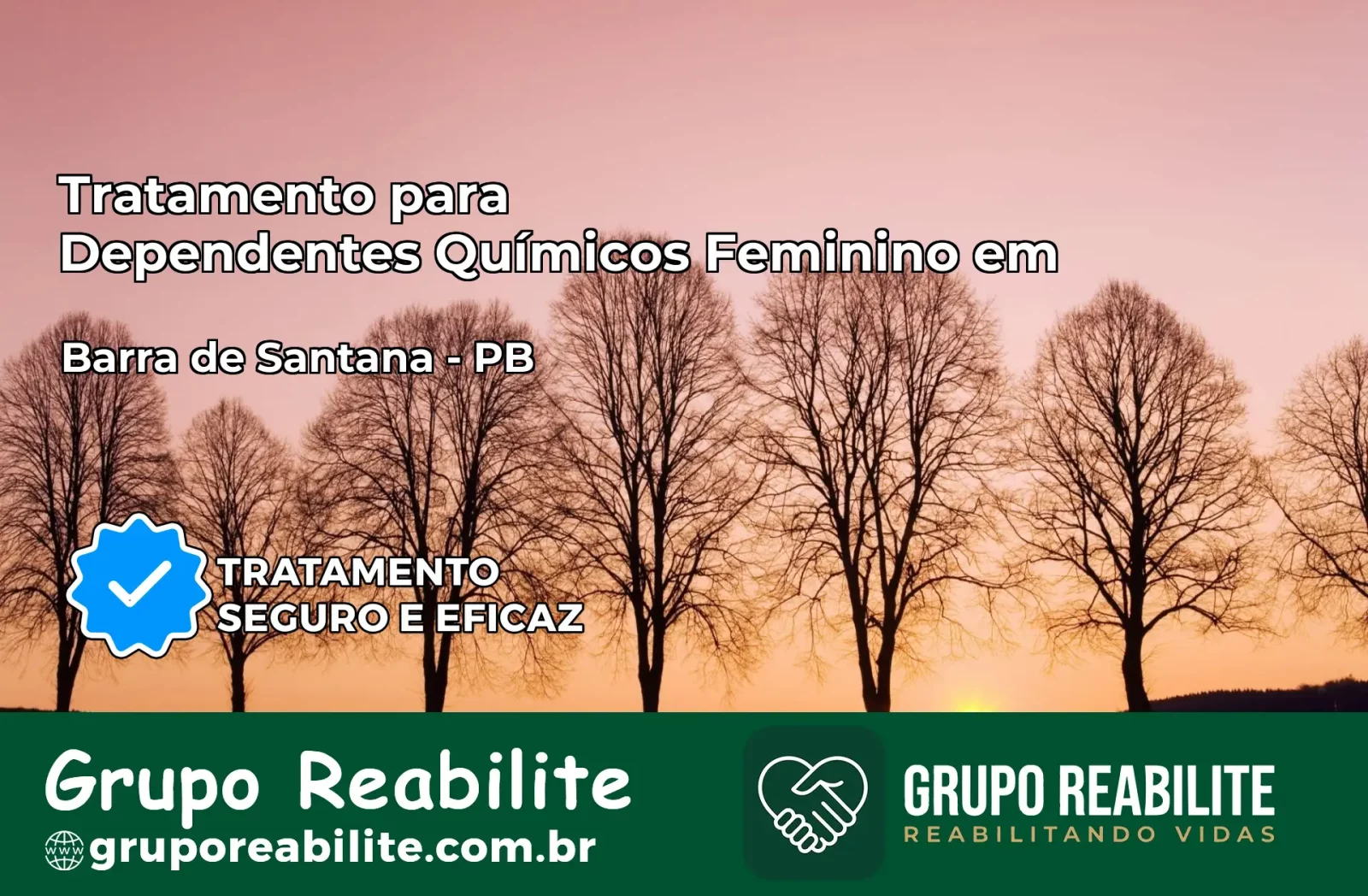 Tratamento para Dependentes Químicos Feminino em Barra de Santana – PB
