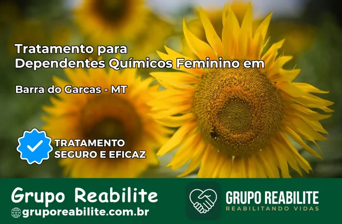 Tratamento para Dependentes Químicos Feminino em Barra do Garças – MT