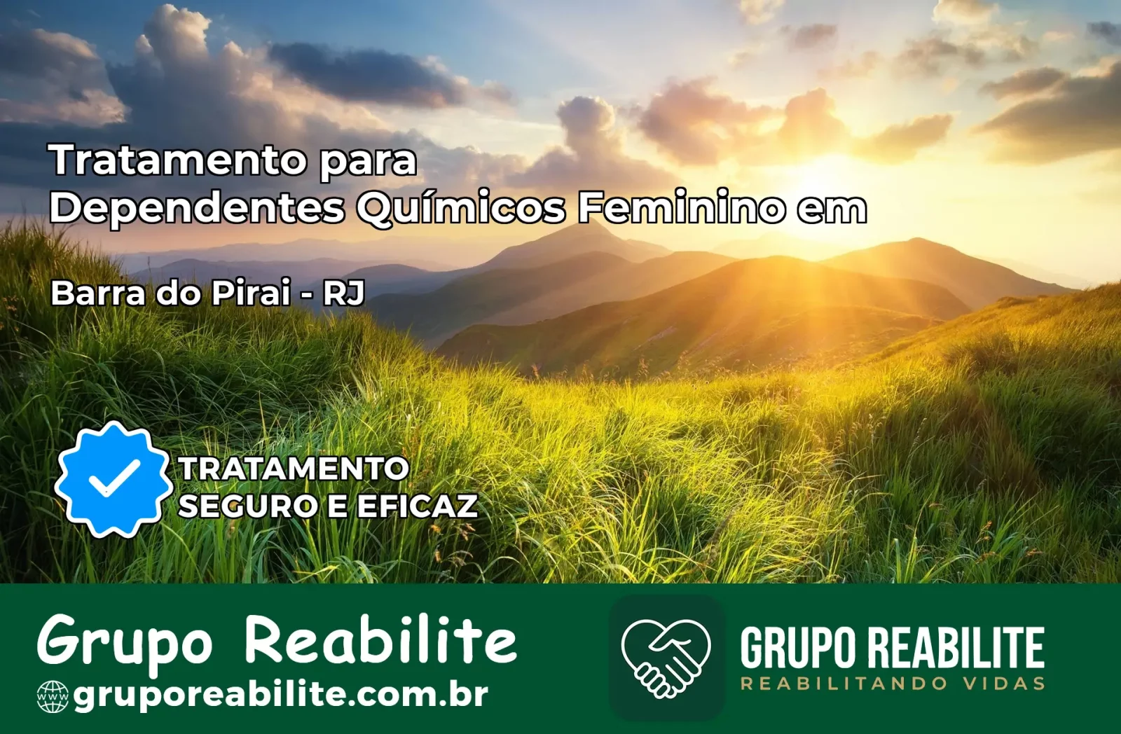 Tratamento para Dependentes Químicos Feminino em Barra do Piraí – RJ