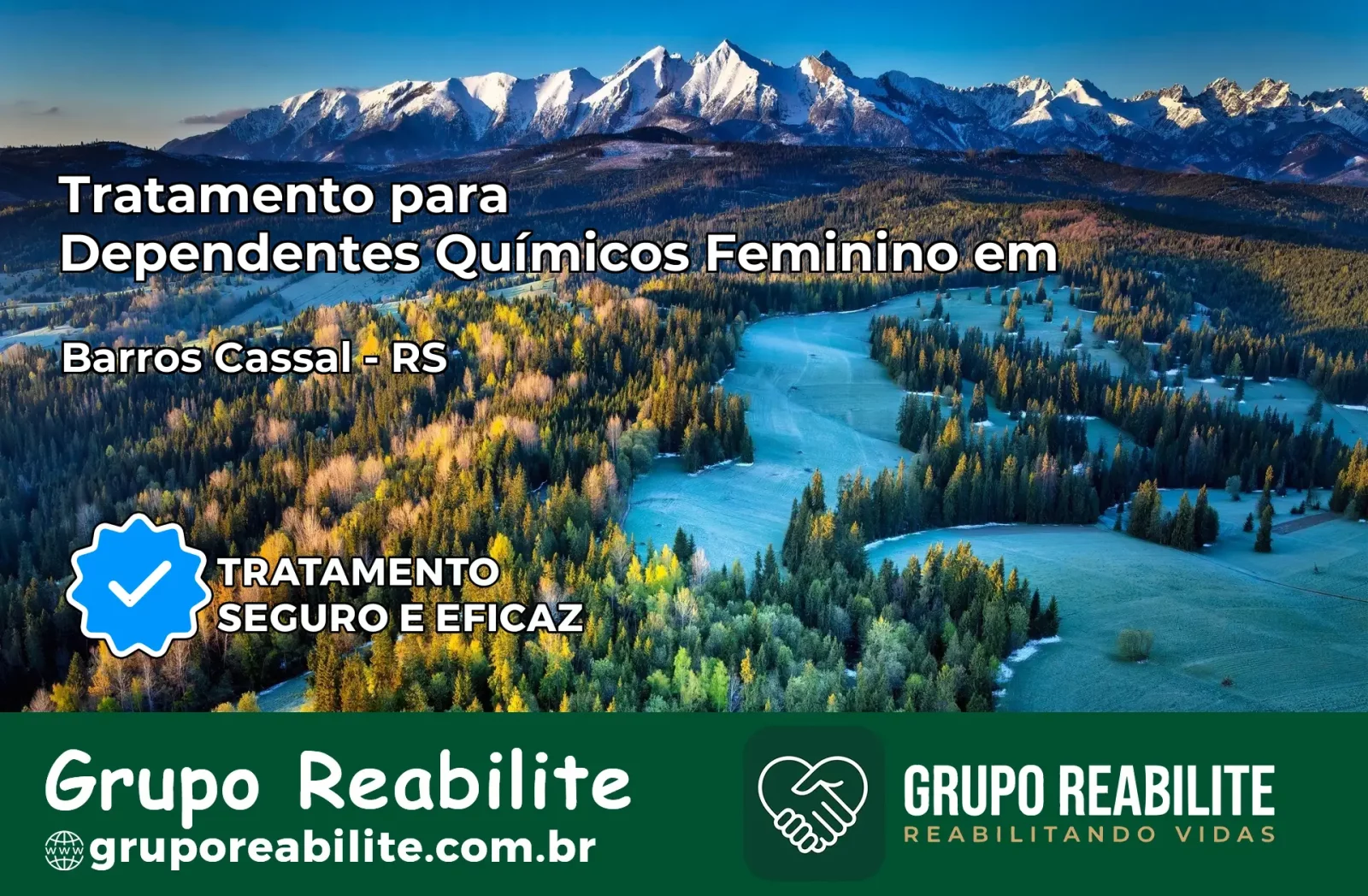 Tratamento para Dependentes Químicos Feminino em Barros Cassal – RS