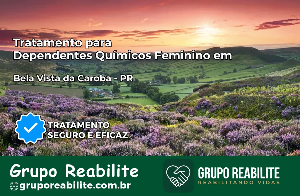 Tratamento para Dependentes Químicos Feminino em Bela Vista da Caroba – PR