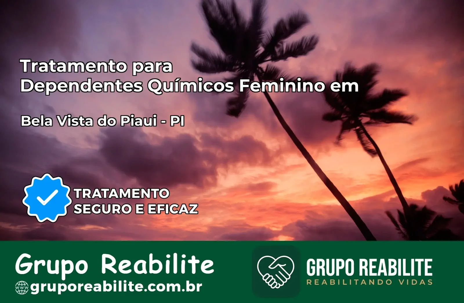 Tratamento para Dependentes Químicos Feminino em Bela Vista do Piauí – PI