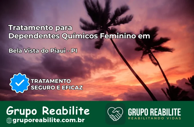 Tratamento para Dependentes Químicos Feminino em Bela Vista do Piauí – PI