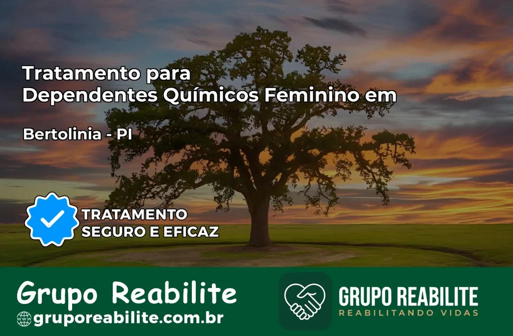 Tratamento para Dependentes Químicos Feminino em Bertolínia – PI