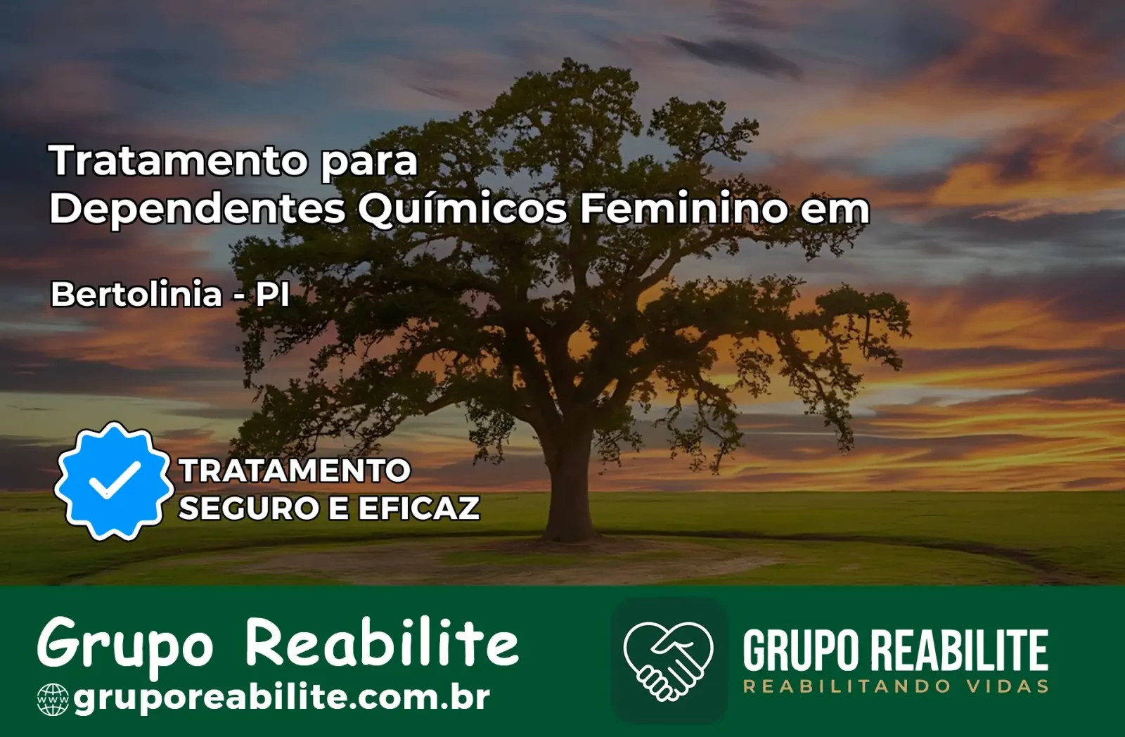 Tratamento para Dependentes Químicos Feminino em Bertolínia – PI