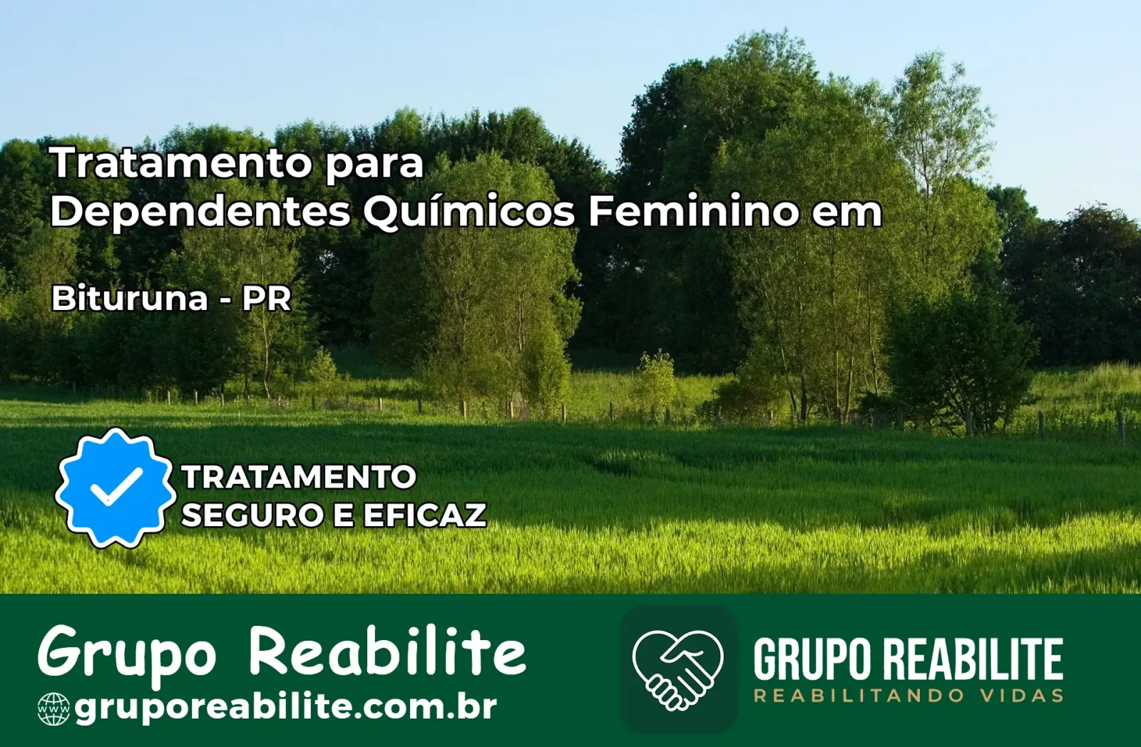 Tratamento para Dependentes Químicos Feminino em Bituruna – PR