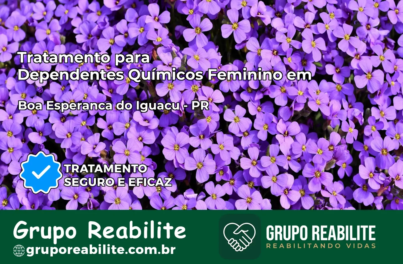 Tratamento para Dependentes Químicos Feminino em Boa Esperança do Iguaçu – PR