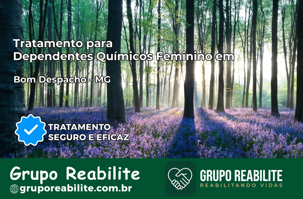 Tratamento para Dependentes Químicos Feminino em Bom Despacho – MG