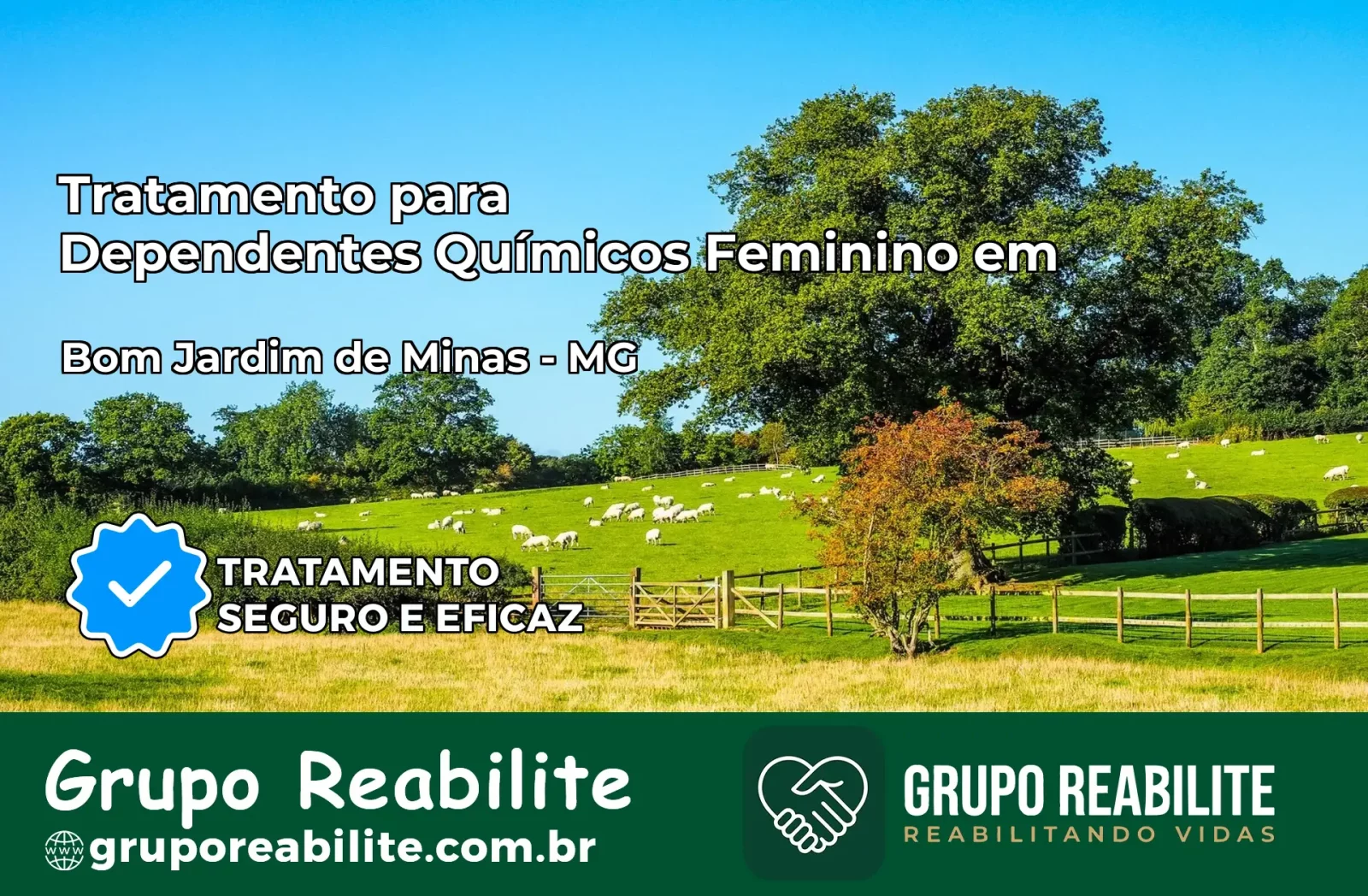 Tratamento para Dependentes Químicos Feminino em Bom Jardim de Minas – MG