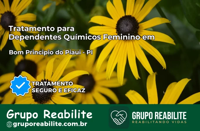 Tratamento para Dependentes Químicos Feminino em Bom Princípio do Piauí – PI