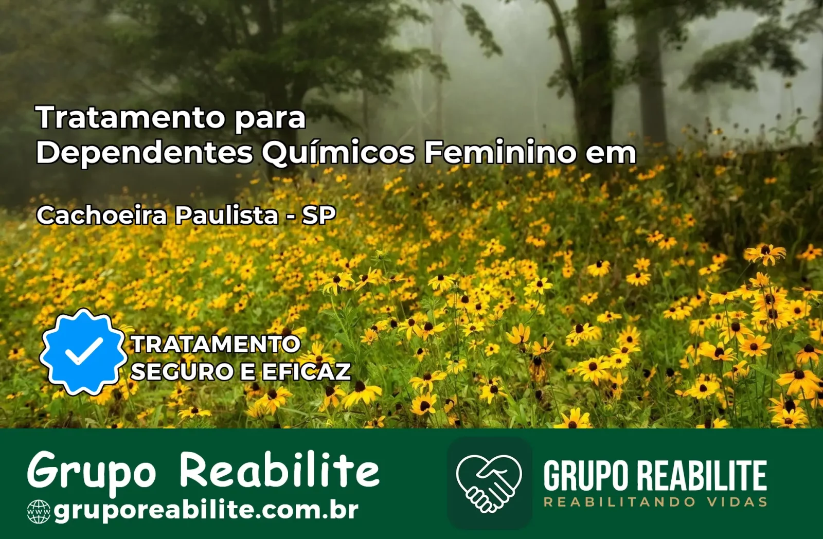 Tratamento para Dependentes Químicos Feminino em Cachoeira Paulista – SP