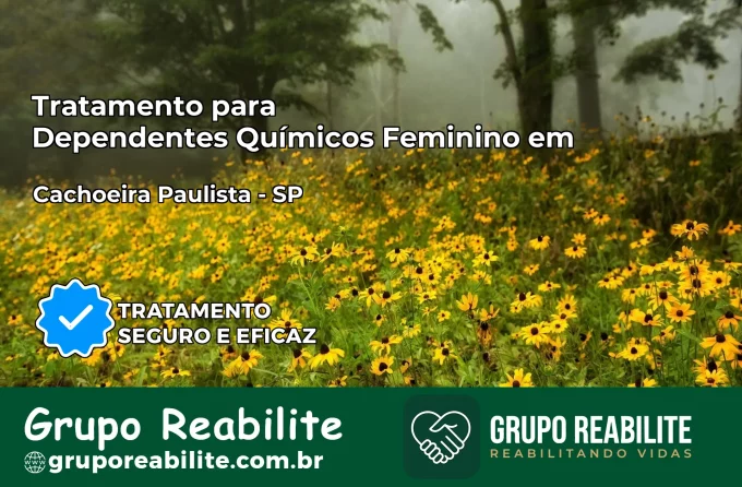 Tratamento para Dependentes Químicos Feminino em Cachoeira Paulista – SP