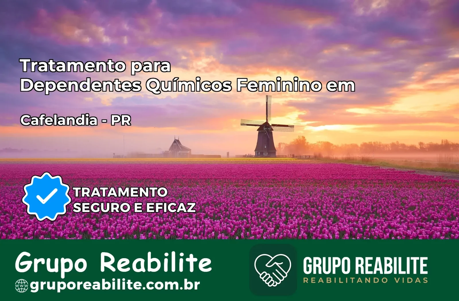 Tratamento para Dependentes Químicos Feminino em Cafelândia – PR