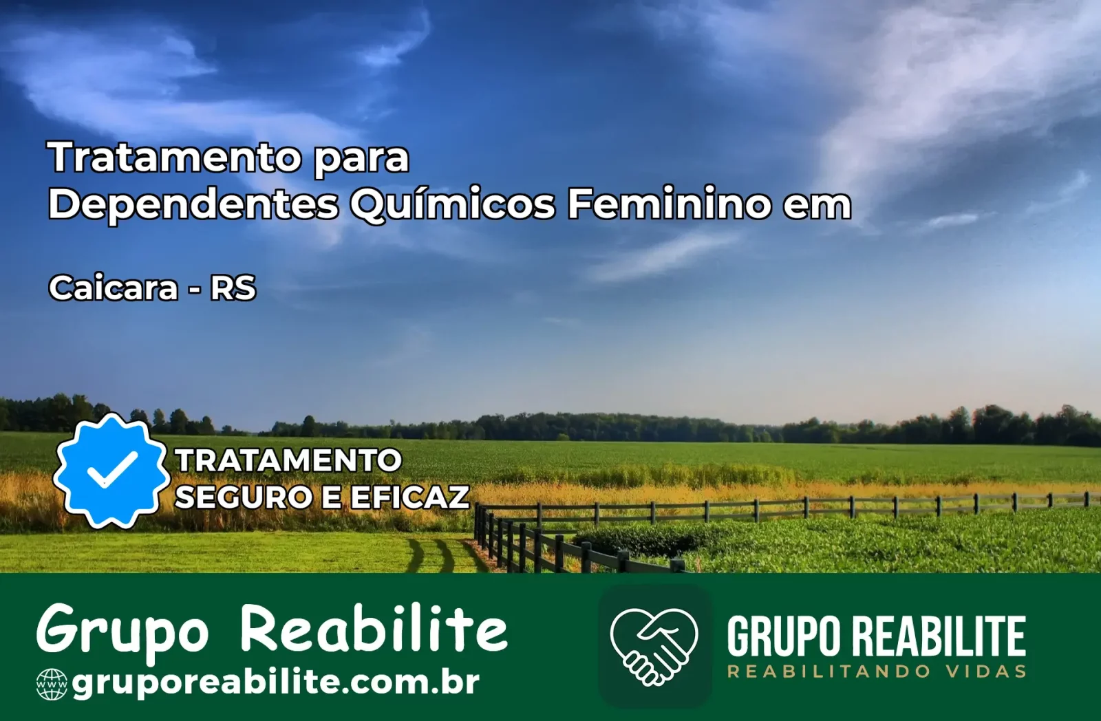 Tratamento para Dependentes Químicos Feminino em Caiçara – RS