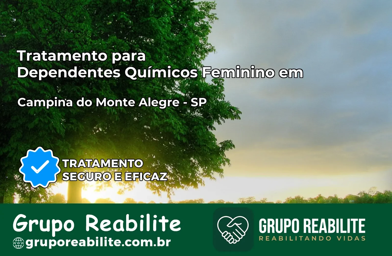 Tratamento para Dependentes Químicos Feminino em Campina do Monte Alegre – SP