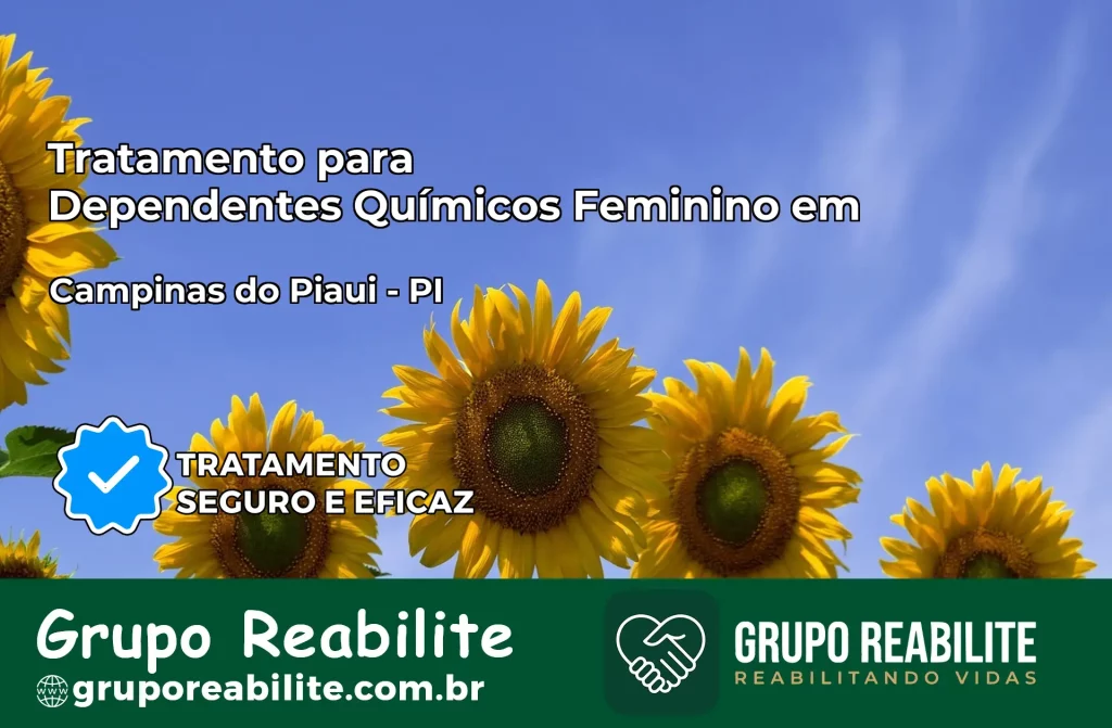 Tratamento para Dependentes Químicos Feminino em Campinas do Piauí – PI