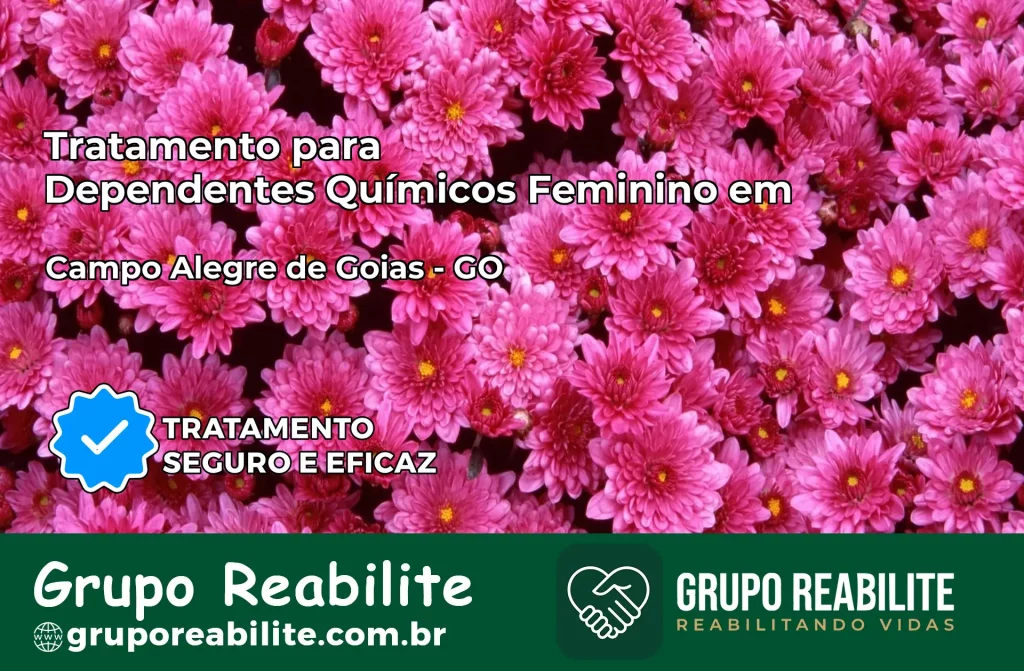 Tratamento para Dependentes Químicos Feminino em Campo Alegre de Goiás – GO