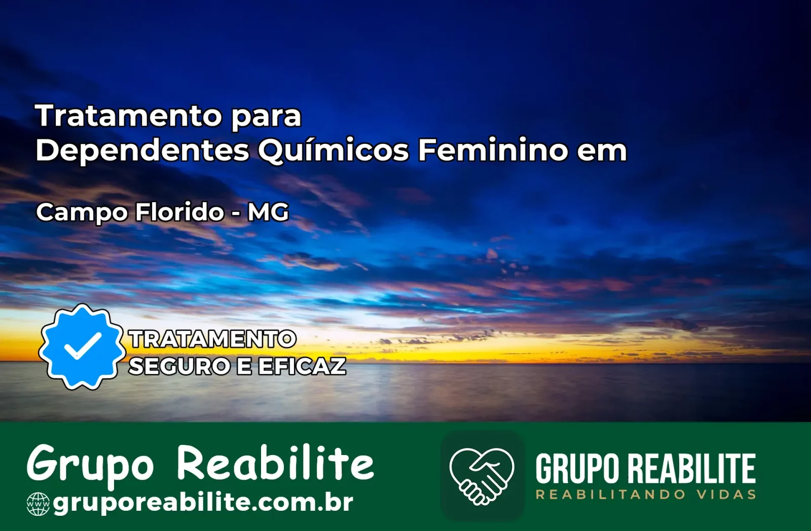 Tratamento para Dependentes Químicos Feminino em Campo Florido – MG