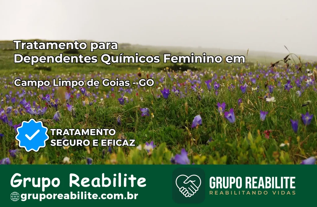 Tratamento para Dependentes Químicos Feminino em Campo Limpo de Goiás – GO