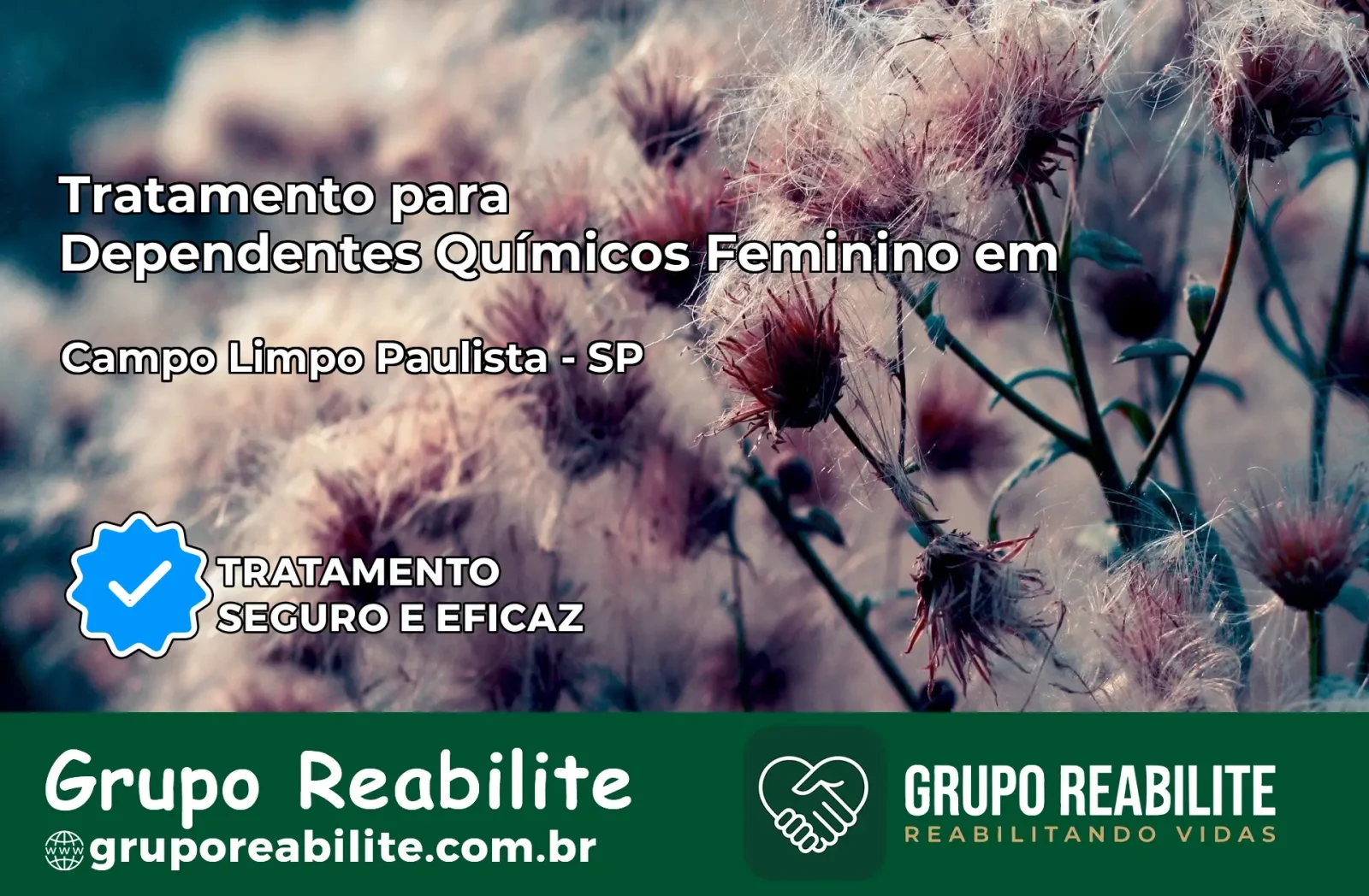 Tratamento para Dependentes Químicos Feminino em Campo Limpo Paulista – SP