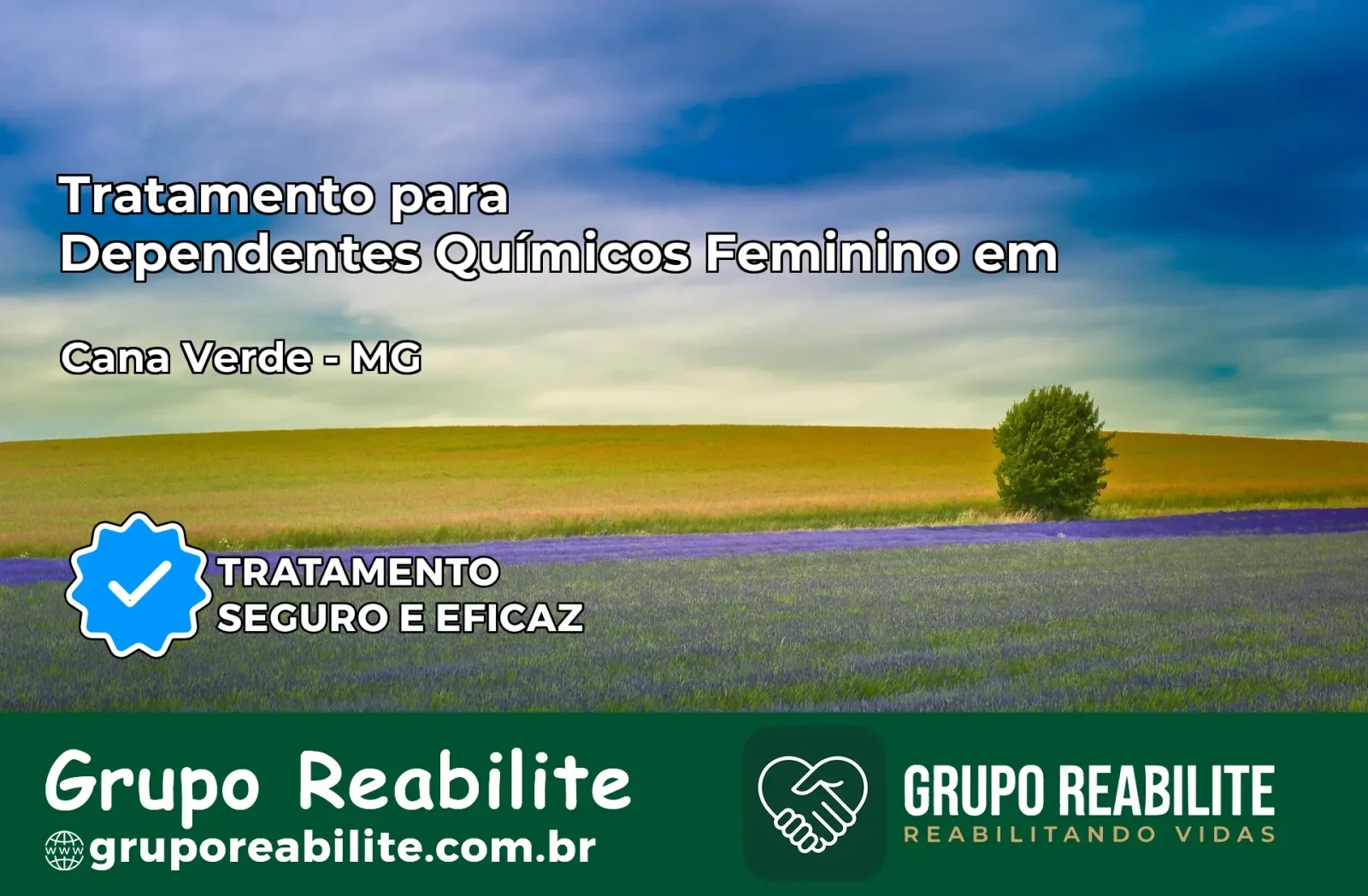 Tratamento para Dependentes Químicos Feminino em Cana Verde – MG