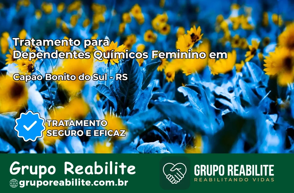 Tratamento para Dependentes Químicos Feminino em Capão Bonito do Sul – RS