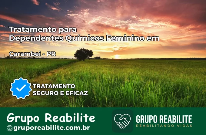 Tratamento para Dependentes Químicos Feminino em Carambeí – PR
