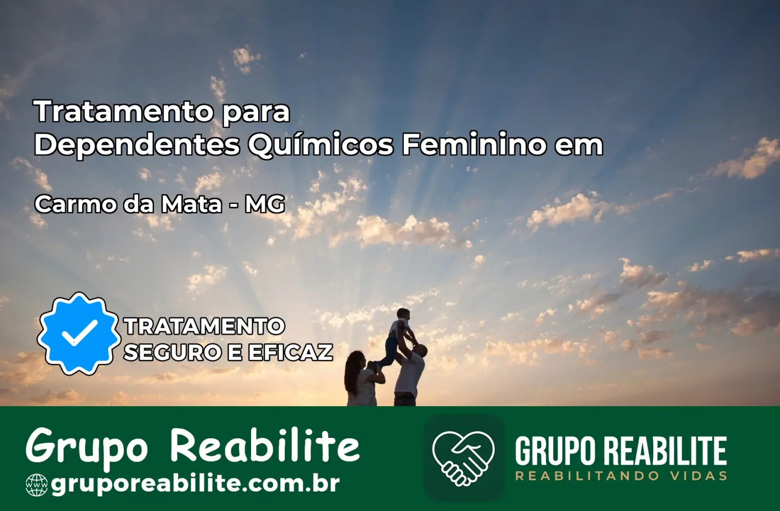 Tratamento para Dependentes Químicos Feminino em Carmo da Mata – MG