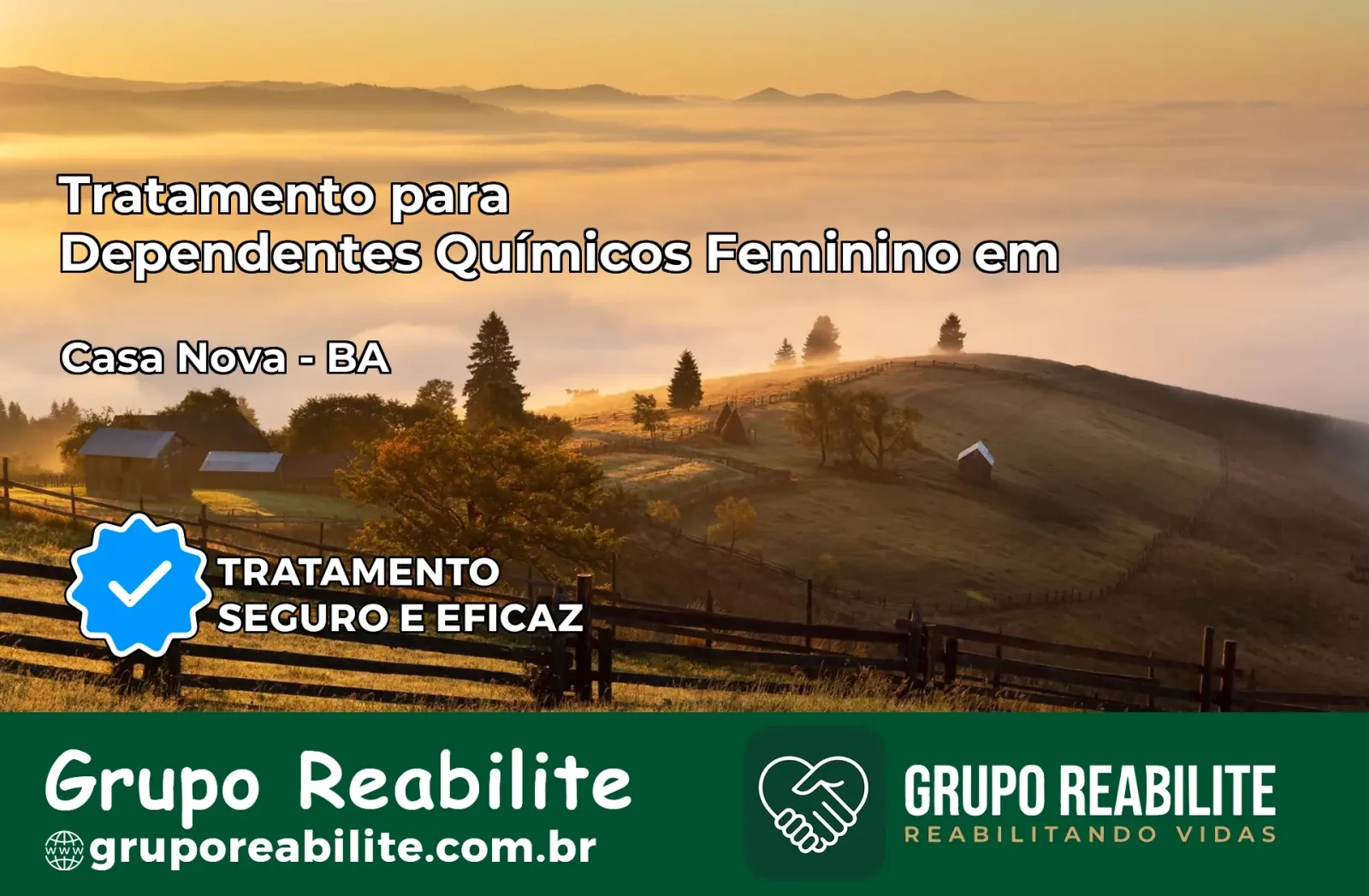 Tratamento para Dependentes Químicos Feminino em Casa Nova – BA
