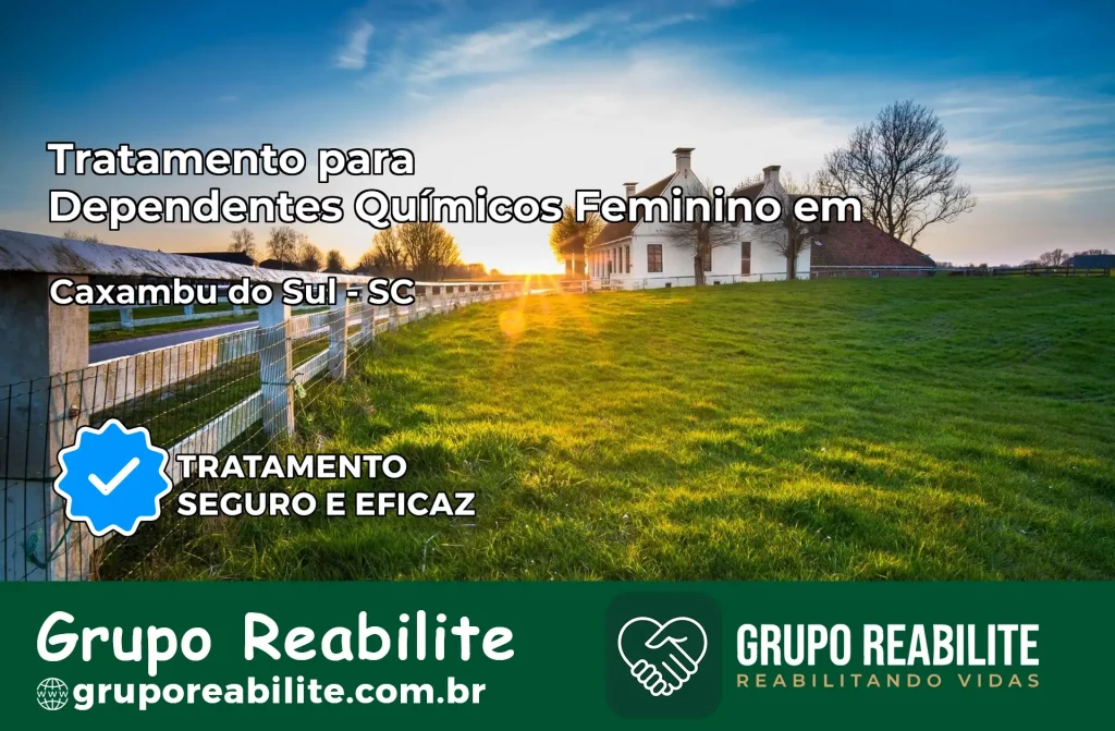 Tratamento para Dependentes Químicos Feminino em Caxambu do Sul – SC
