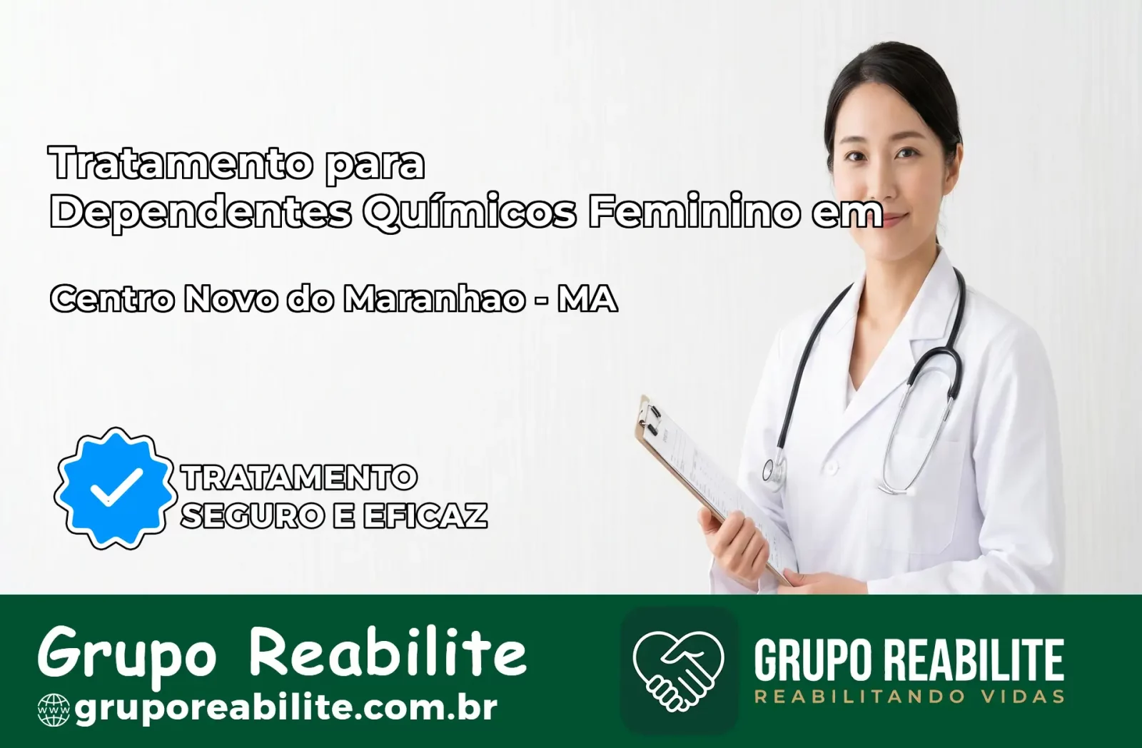 Tratamento para Dependentes Químicos Feminino em Centro Novo do Maranhão – MA