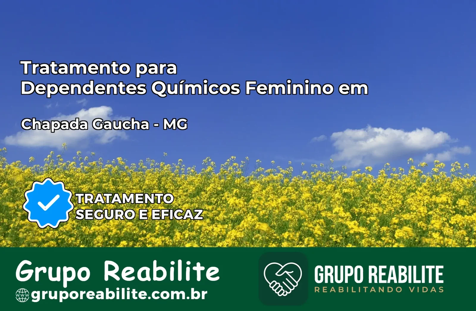 Tratamento para Dependentes Químicos Feminino em Chapada Gaúcha – MG