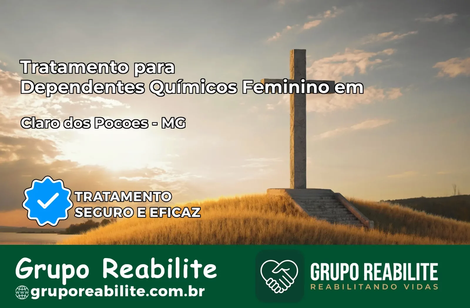 Tratamento para Dependentes Químicos Feminino em Claro dos Poções – MG