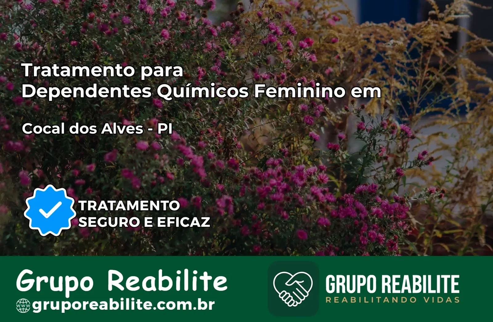 Tratamento para Dependentes Químicos Feminino em Cocal dos Alves – PI